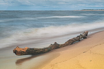 BAŁTYK, PLAŻA, ZACHÓD SŁOŃCA, MORZE, WODA, PIASEK, WAKACJE,  © grzegorzszefer