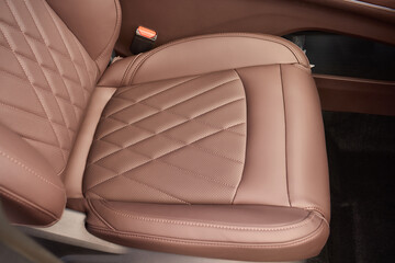 Automotive design with seats, walking shoe textile interior