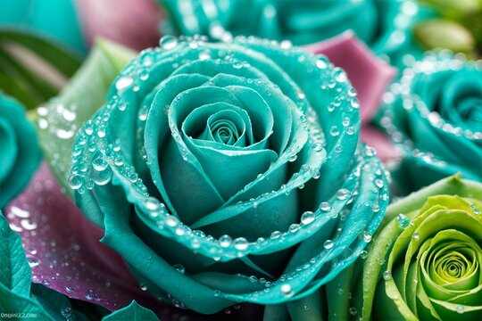 Turquoise Blue Roses Images Turquoise Rose Photography
