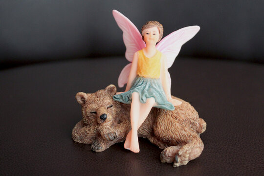 Miniature Bear for Tiny Fairy Garden or Dollhouse Model