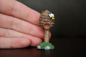 Miniature Beehive for Fairy Garden
