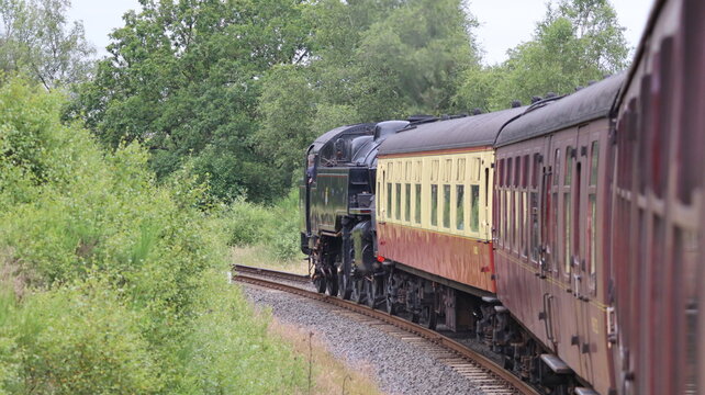 Steam Train On The Run