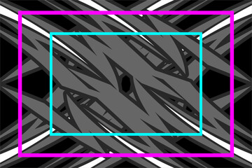 racing wrap background vector design with a unique line pattern and a combination of grayscale colors, suitable for your car wrap design