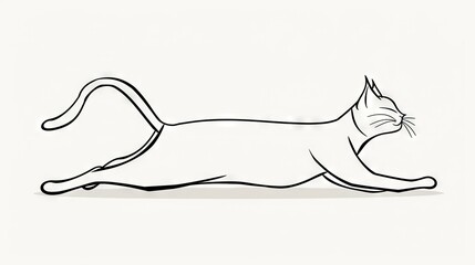  cat in black and white, laying flat and looking at side with shut eyes