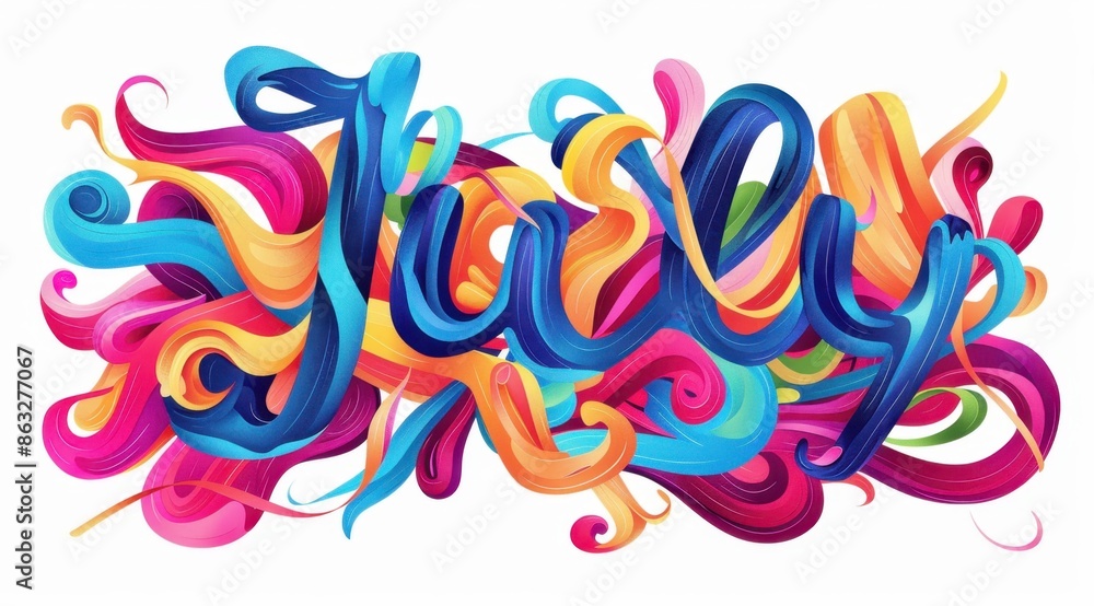 Poster wrapped up in the word 