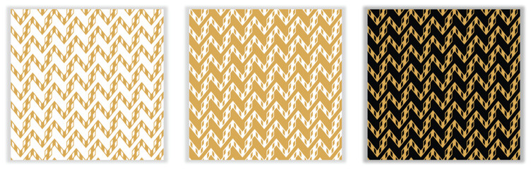 Set of luxury geometric trendy pattern. Design elements for packaging product decorating and print