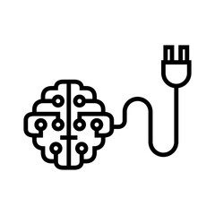 Ai Unglugged Line Icon