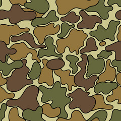 vector seamless camouflage pattern