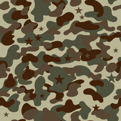 Naklejka premium vector seamless camouflage pattern