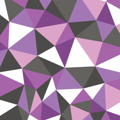 Obraz premium Polygonal rainbow mosaic background. Abstract low poly vector illustration. Triangular pattern in halftone style. Template geometric business design with triangle for poster, banner, card, flyer