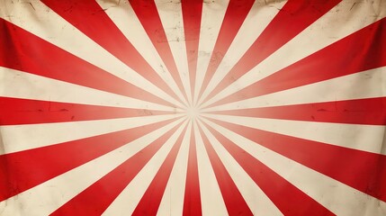 Circus tent background illustration with copy space , colorful design striped white and red retro entertainment carnival backdrop.