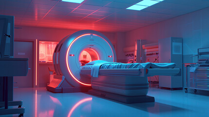 CT Scan room in the hospital