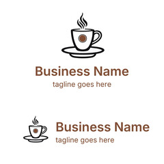 Chic Coffeehouse Logo Art