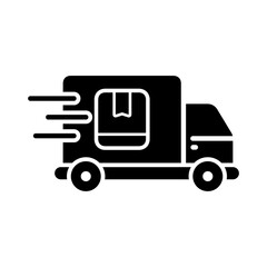 delivery cargo package icon vector design illustration template