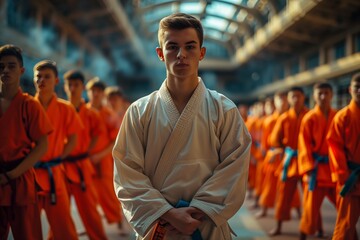 Karate Dojo Training Session