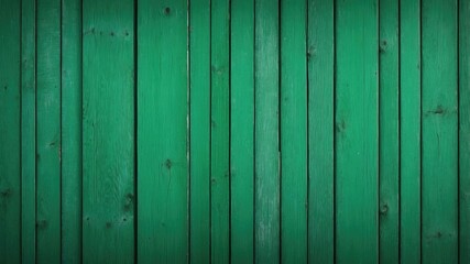 Abstract green wooden wall background and turquoise
