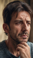 Obraz premium man with headache