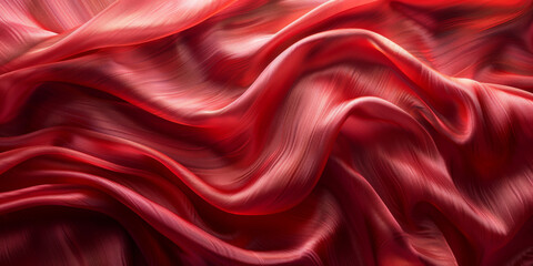 Obraz premium design product your space empty background fabric beautiful pleats soft wavy fabric shiny background satin silk red 