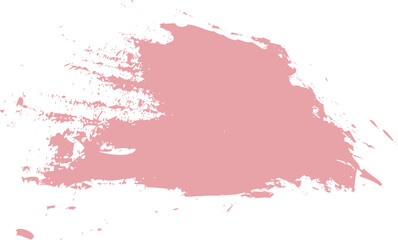 hand painted peach pink paintbrush textures for your design. Soft brush strokes isolated on transparent, png