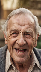 portrait of a senior man