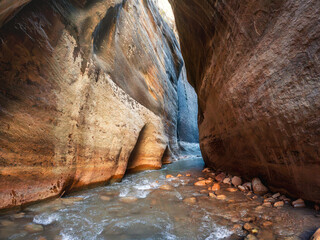 The Upper Narrows of Zion, Top-Down Trail, Zion National Park, Utah