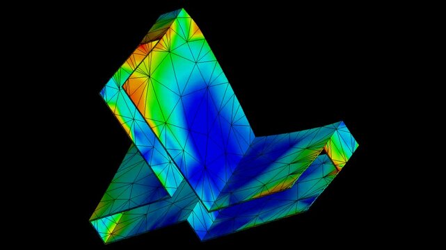 Mechanic simulation engineering - Stress and breakpoint analysis of wall under force and moment conditions