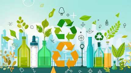 Biodegradable plastic alternative synthesized from microbial fermentation complete infographic scrutiny of microbial bioplastics in future sustainable materials