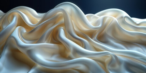 satin background White fabric Backdrop Pattern Abstract Texture Design Fashion Vintage Space Wave Color Luxury Wallpaper Beautiful Shape Curtain Textile 