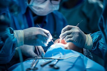 Dentist performing a root canal treatment comprehensive visual assessment of dental treatment procedures