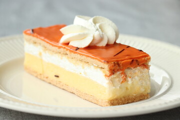 Dutch Orange tompouce pastry