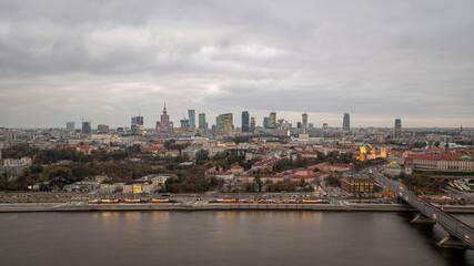 Obraz premium Panorama Warszawy