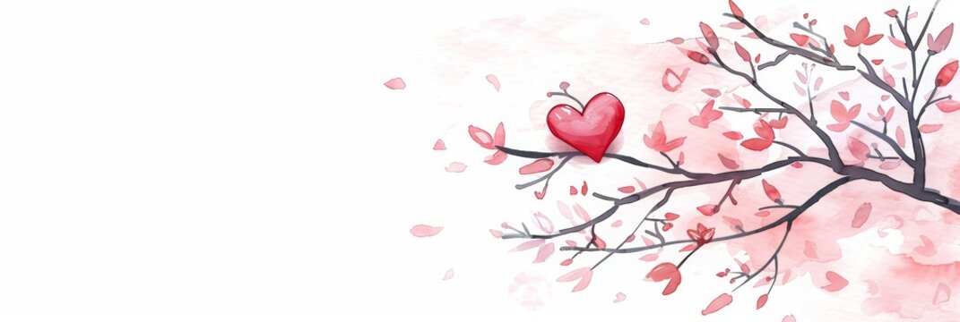 Valentine s day banner design with captivating layout and customizable text area
