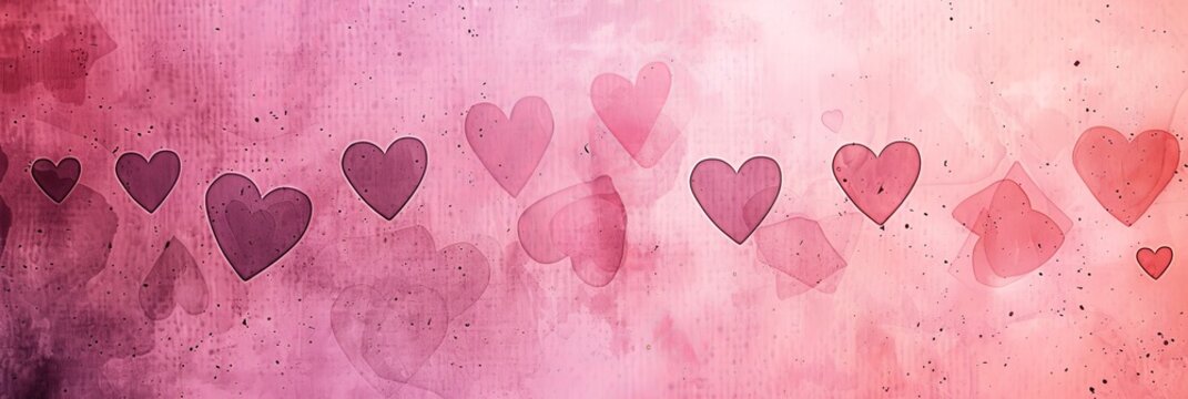 Valentine s day banner with elegant design and ample space for personalized text customization