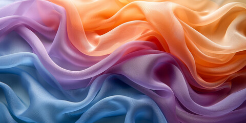 Fototapeta premium background silk Satin Pleated pleats Delicate drapery fabric abstract Pattern Texture Design Fashion Art Concept Wave Color Luxury Wallpaper Colorful Beautiful Textile 