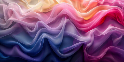 Fototapeta premium background silk Satin Pleated pleats Delicate drapery fabric abstract Pattern Texture Design Fashion Art Concept Wave Color Luxury Wallpaper Colorful Beautiful Textile 