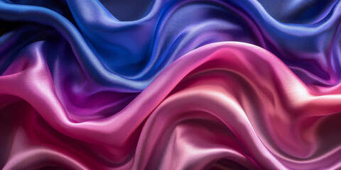 Fototapeta premium background silk Satin Pleated pleats Delicate drapery fabric abstract Pattern Texture Design Fashion Art Concept Wave Color Luxury Wallpaper Colorful Beautiful Textile 