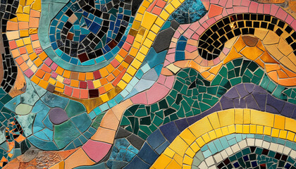Obraz premium abstract colorful mosaic