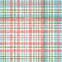 Seamless red, green, blue theme colors farmhouse style check texture pattern background designs