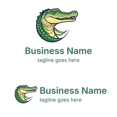 Fierce Crocodile Logo for Bold Businesses