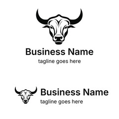 Bold Bull Logo: Symbolize Strength & Success