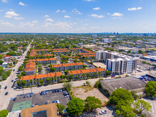 Apartments located where the former Miami Stadium used to be located. Miami Stadium was demolished...