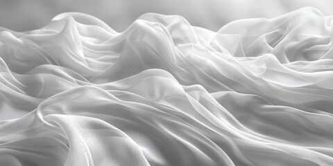 Fototapeta premium silk white folds Elegant material fold smooth soft softness wave sensual sexual abstract background textile clothing drape calm wrinkle fabric macro dress affectionate texture colours 
