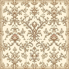 seamless damask pattern