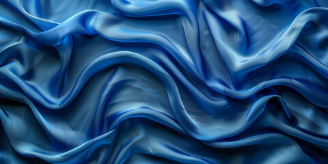 Obraz premium beautiful concept holiday romance bridal wedding bedding linen bed template table view top lay fl fabric creases soft design space background elegant satin silk blue light 