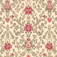 seamless pattern with flowers