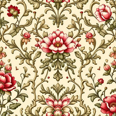 seamless pattern with roses