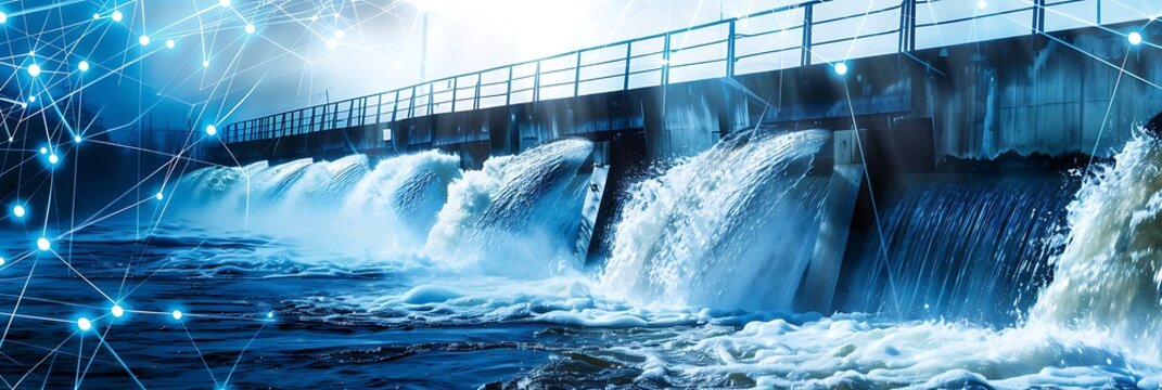 Quantum computing hydroelectricity optimization algorithm analyzing complex hydrodynamics enhanced power generation detailed image analysis of quantum computing in future renewable energy algorithms