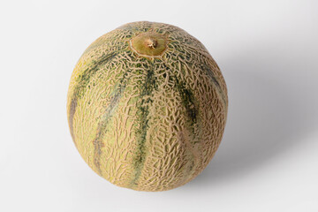 Sweet melon on white background