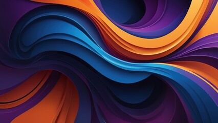 Abstract Background Design with Dynamic and Vibrant Color Splashes in Sharp Contrast