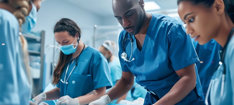 Triage nurse assessing patients' conditions in the emergency room fullscale data exploration of triage procedures